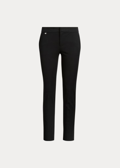 Ralph Lauren Cotton Twill Skinny Ankle Bukser Dame Danmark (GMQKI3984)